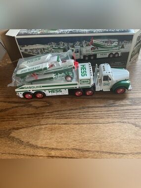 2002 Hess Toy Truck and Airplane